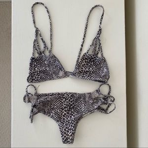 Acacia swimwear snake bikini set